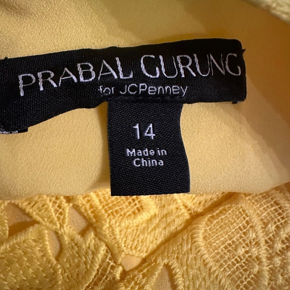 Prabal Gurung buttercup mini dresse size 14 - Picture 10 of 11